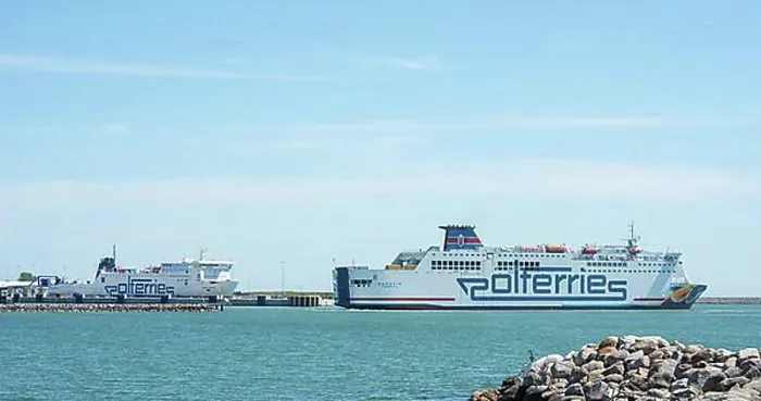 Framed Print : Polferries ferry Mazovia leave Ystad and going to Swinoujscie Framed Print : Polferries ferry Mazovia leave Ystad and going to Swinoujscie