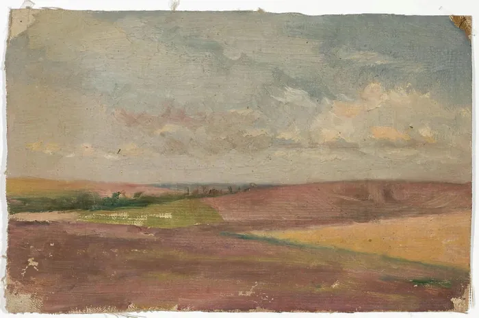 Framed Print : ﻿Polish landscape. Ciągliński, Jan (1858-1913), painter