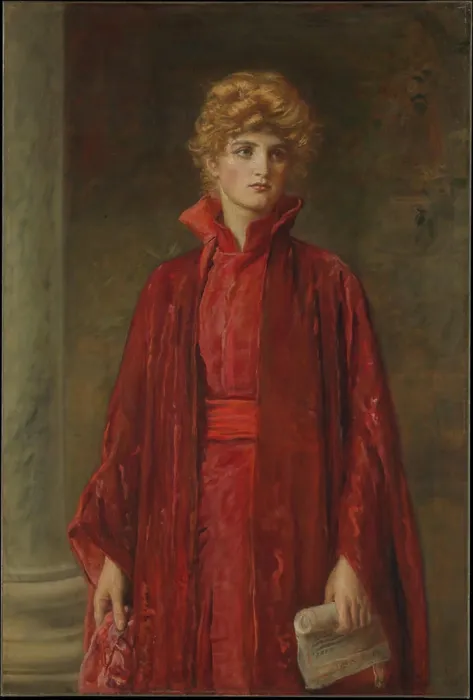 Framed Print : Portia 1886 Sir John Everett Millais British In Shakespeares play The Merchant of Venice Framed Print : Portia 1886 Sir John Everett Millais British In Shakespeares play The Merchant of Venice