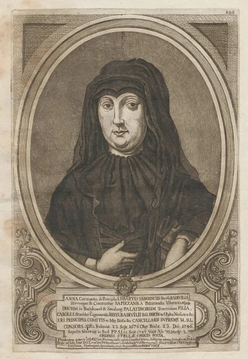 Framed Print : Portrait of Anna Katarzyna Radziwiłł née Sanguszko Framed Print : Portrait of Anna Katarzyna Radziwiłł née Sanguszko