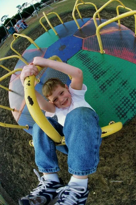 Framed Print : Portrait of a boy on a merry-go-round Framed Print : Portrait of a boy on a merry-go-round