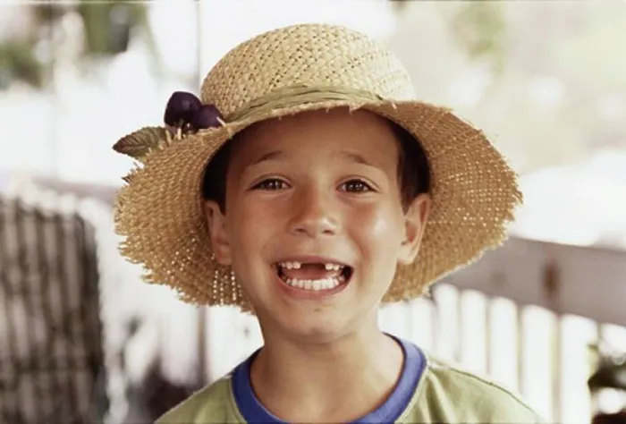 Framed Print : Portrait of a boy smiling