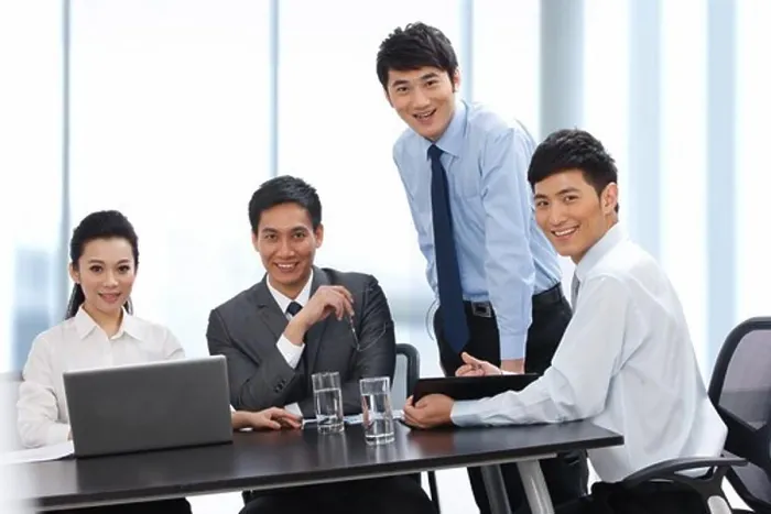 Framed Print : Portrait of business people Framed Print : Portrait of business people