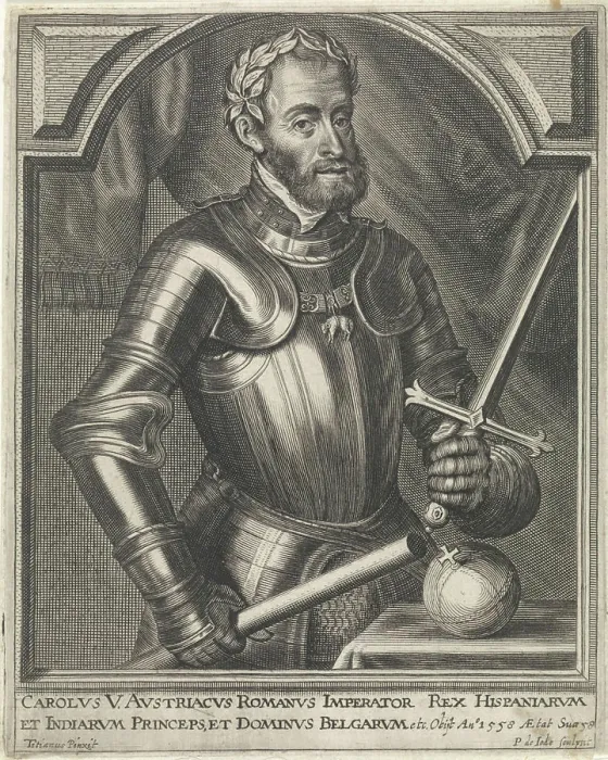 Framed Print : Portrait of Charles V of Habsburg Framed Print : Portrait of Charles V of Habsburg