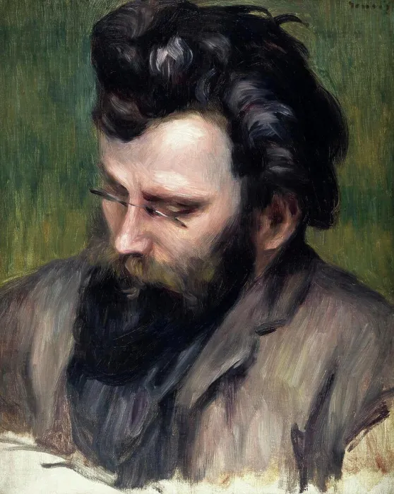 Framed Print : Portrait of Claude Terrasse Pierre Auguste Renoir (1841-1919 French)