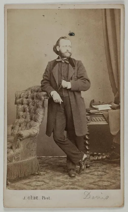Framed Print : Portrait of Denis Jacques, (1821-1897)