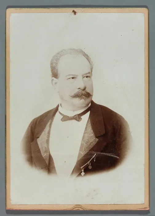Framed Print : Portrait of my husband with Sam and Bródk (bust); around 1900 (1890-00-00-1910-00-00);Rajchman Framed Print : Portrait of my husband with Sam and Bródk (bust); around 1900 (1890-00-00-1910-00-00);Rajchman