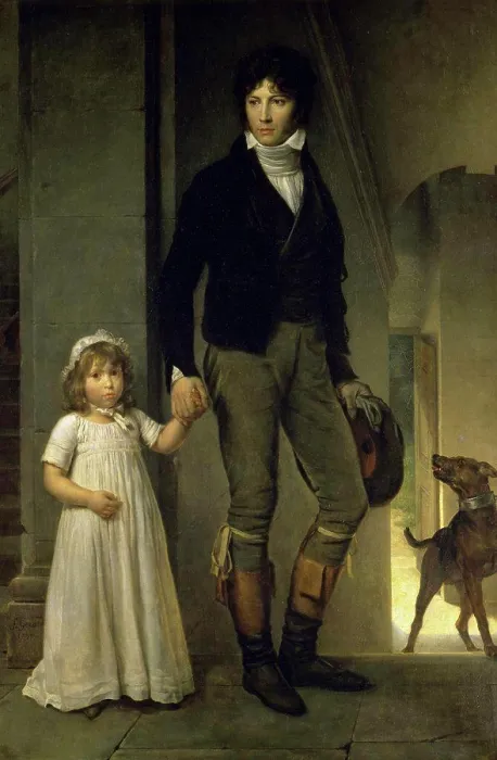 Framed Print : Portrait of Jean-Baptiste Isabey and his Daughter 1795 Francois Pascal Simon Gerard (1770-1837 / French) Musee du Louvre Framed Print : Portrait of Jean-Baptiste Isabey and his Daughter 1795 Francois Pascal Simon Gerard (1770-1837 / French) Musee du Louvre
