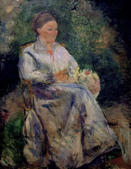 Framed Print : Portrait of Julie Pissarro 1875 Camille Pissarro (1830-1903 French) Oil on canvas Musee du Petit Palais, Paris, France Framed Print : Portrait of Julie Pissarro 1875 Camille Pissarro (1830-1903 French) Oil on canvas Musee du Petit Palais, Paris, France