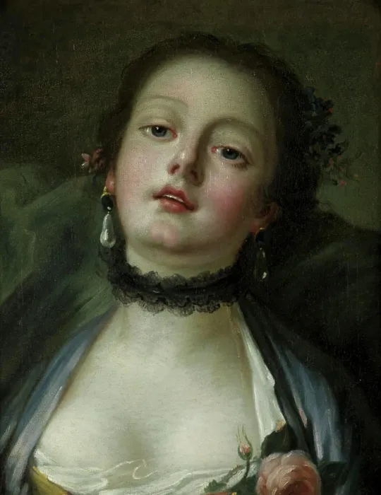 Framed Print : Portrait of a Lady Pietro Antonio Rotari (1707-1762 / Italian) Oil on Canvas The Cummer Museum of Art and Gardens