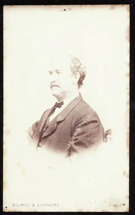 Framed Print : ﻿Portrait of a man, 1860s, India, by Bourne & Shepherd