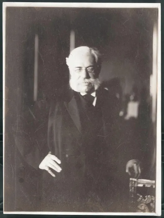 Framed Print : Portrait of a man by Johann Victor Krämer circa 1900 using Mattolodium photographic paper Framed Print : Portrait of a man by Johann Victor Krämer circa 1900 using Mattolodium photographic paper