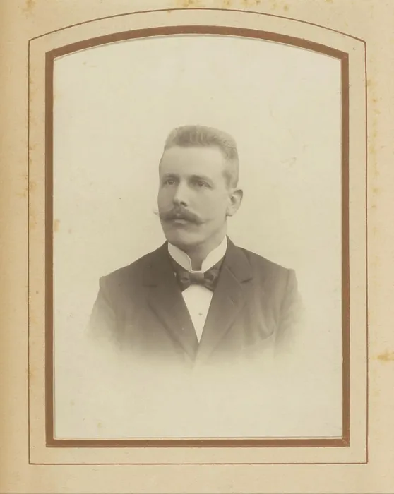 Framed Print : Portrait of a man with mustache Framed Print : Portrait of a man with mustache