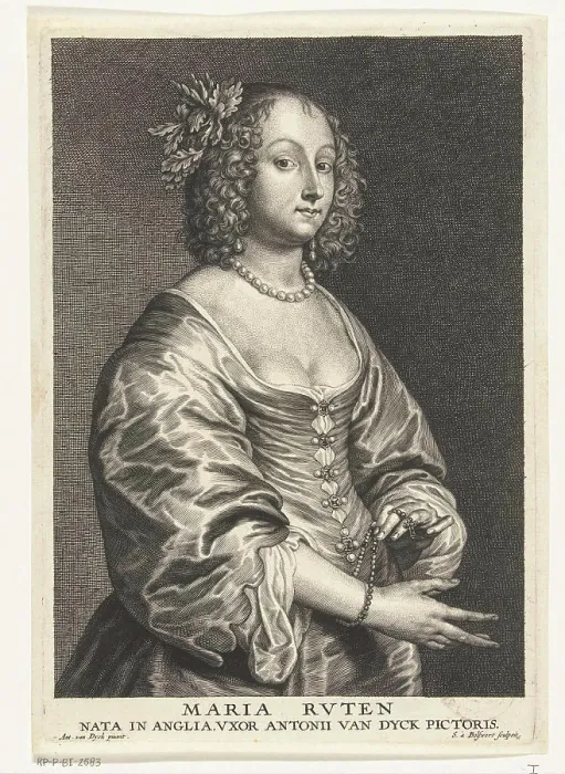 Framed Print : Portrait of Maria Ruthven; Maria RVS