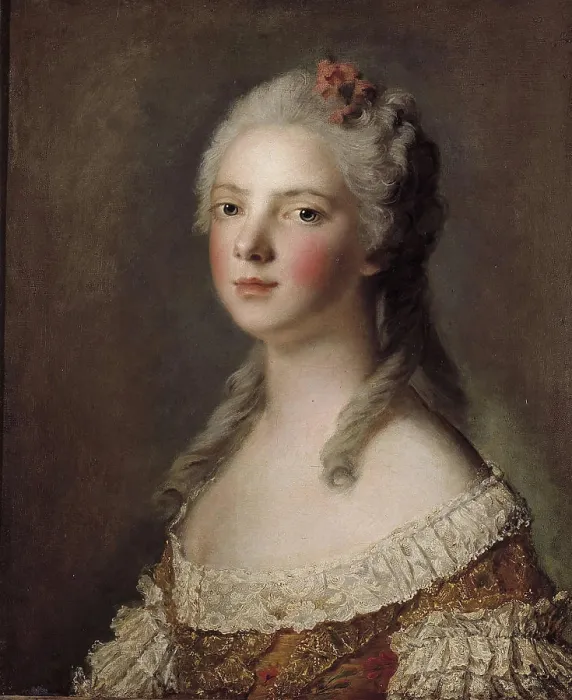 Framed Print : Portrait of Marie-Adelaide de France Framed Print : Portrait of Marie-Adelaide de France