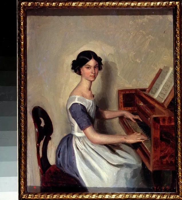 Framed Print : Portrait of Nadezhda Zhdanovich by Pavel Andreyevich Fedotov Framed Print : Portrait of Nadezhda Zhdanovich by Pavel Andreyevich Fedotov