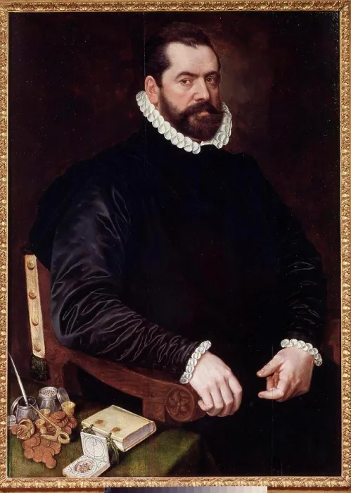 Framed Print : Portrait of noble man by Adriaen Tomasz Key Framed Print : Portrait of noble man by Adriaen Tomasz Key