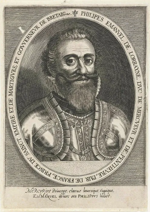 Framed Print : Portrait of Philippe-Emmanuel the Lorraine Hertog from Mercœur; Atrium Heroicum Framed Print : Portrait of Philippe-Emmanuel the Lorraine Hertog from Mercœur; Atrium Heroicum