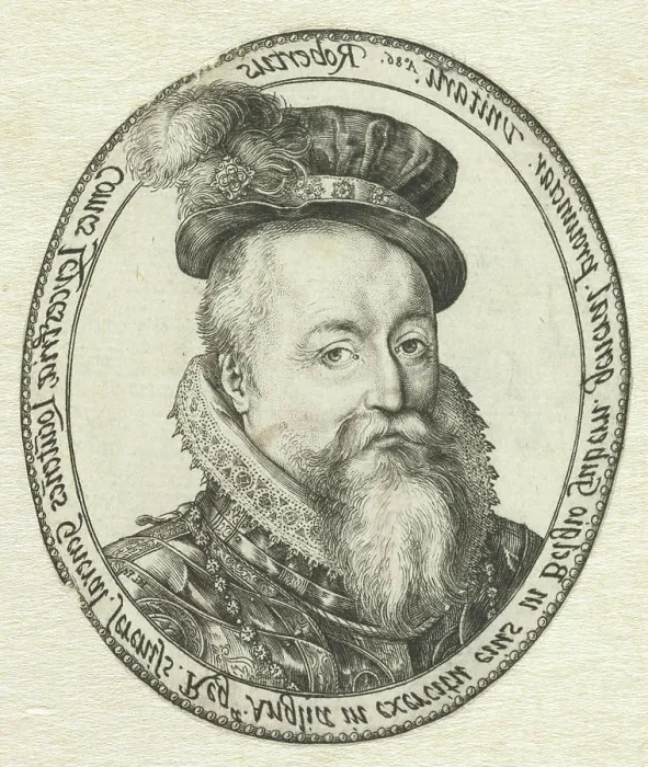 Framed Print : Portrait of Robert Dudley, count of Leicester