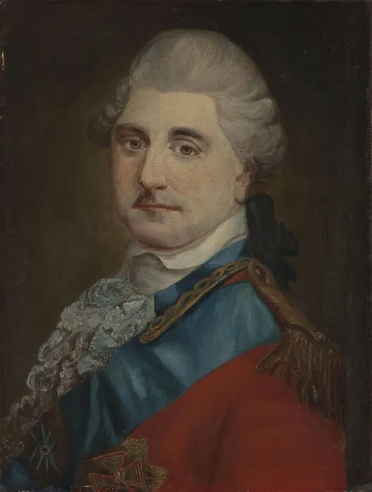 Framed Print : ﻿Portrait of Stanisław August Poniatowski in the uniform of the head of the Corps of Cadets