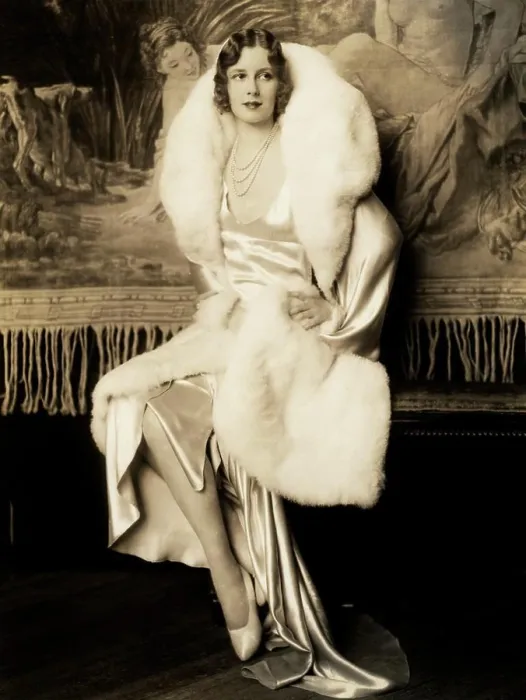 Framed Print : Portrait of woman in fur Framed Print : Portrait of woman in fur