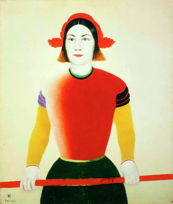 Framed Print : Portrait of woman by Kasimir Severinovich Malevich Framed Print : Portrait of woman by Kasimir Severinovich Malevich