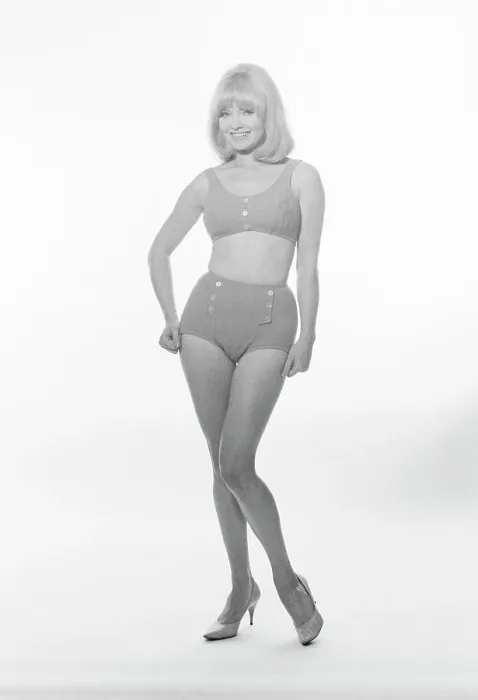 Framed Print : Portrait of woman wearing swimming suit
