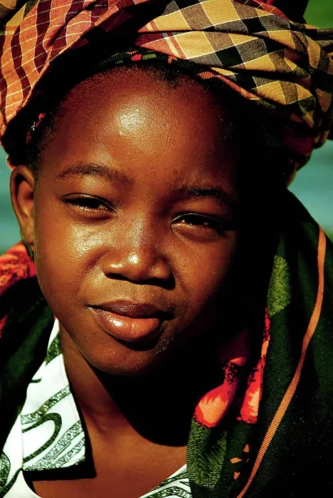 Framed Print : A portrait of young girl on Mozambique Island Framed Print : A portrait of young girl on Mozambique Island