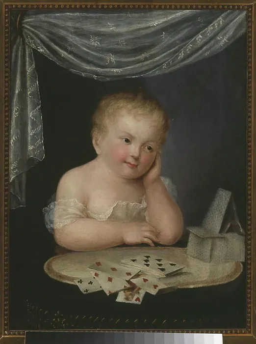 Framed Print : ﻿Portrait of Zygmunt Krasiński as a child. Czacka, Beata z Potockich (fl. 1758-1824), painter
