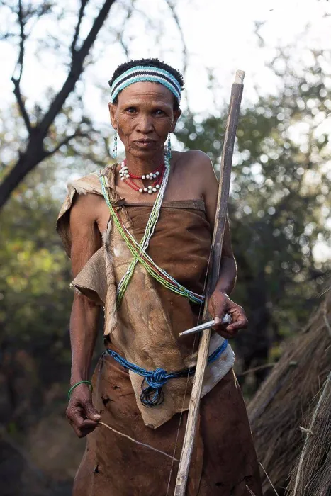 Framed Print : Portraits of People from the Bushmen Naro Tribe Framed Print : Portraits of People from the Bushmen Naro Tribe