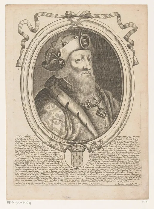 Framed Print : Portret Van Chlotharius 1, Nicolas de Larmessin (1) Framed Print : Portret Van Chlotharius 1, Nicolas de Larmessin (1)