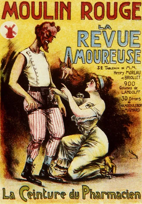 Framed Print : Poster for Le Revue Amoureuse Framed Print : Poster for Le Revue Amoureuse