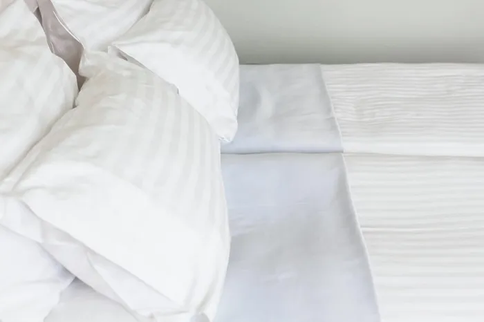 Framed Print : Prepared fresh bed, scene in hotel room Prepared fresh bed Framed Print : Prepared fresh bed, scene in hotel room Prepared fresh bed