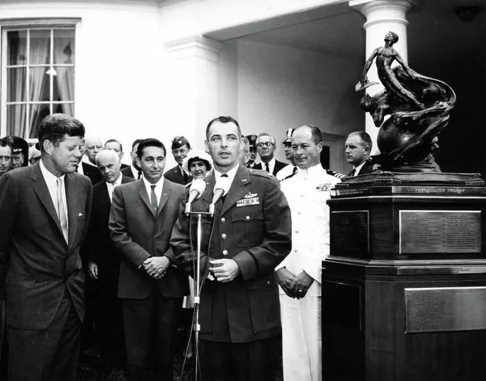 Framed Print : Presentation of the 1961 Collier Trophy