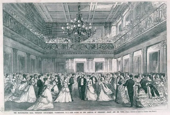 Framed Print : President Ulysses Grant's inaugural ball, March 1869 Framed Print : President Ulysses Grant's inaugural ball, March 1869