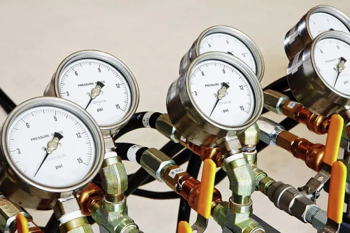 Framed Print : Pressure Gauges Framed Print : Pressure Gauges