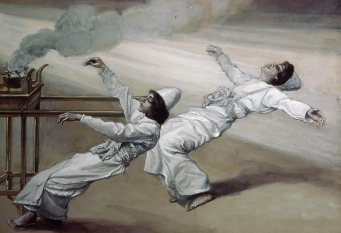 Framed Print : The Two Priests are Destroyed James Tissot (1836-1902 French) Jewish Museum, New York City Framed Print : The Two Priests are Destroyed James Tissot (1836-1902 French) Jewish Museum, New York City