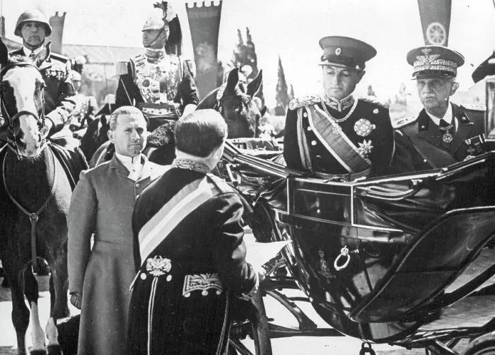 Framed Print : Prince Paul's long talks with Mussolini