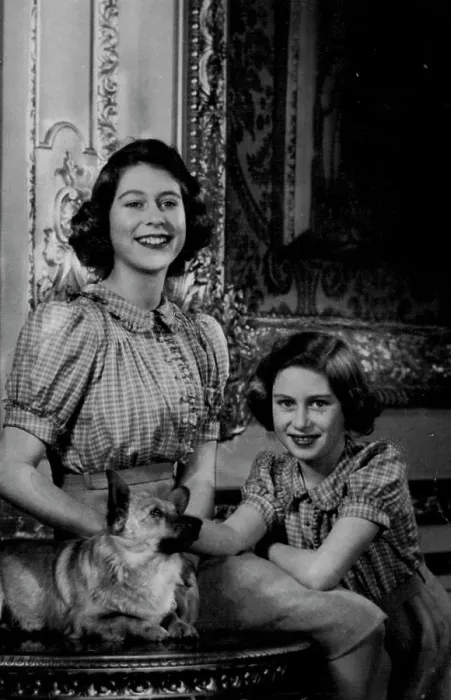 Framed Print : Princess Elizabeth and Princess Margaret Rose. February 22, 1944. (Photo by Marcus Adams) Framed Print : Princess Elizabeth and Princess Margaret Rose. February 22, 1944. (Photo by Marcus Adams)