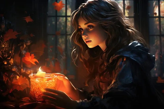 Framed Print : Princess Spells at the Candle Framed Print : Princess Spells at the Candle