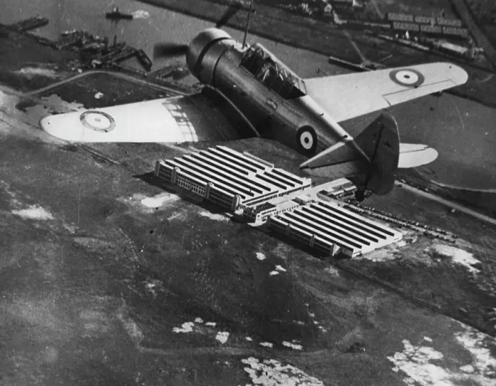 Framed Print : It was a proud day for Wackett when the first Wirraway flew over the original Commonwealth Aircraft Corporation plant