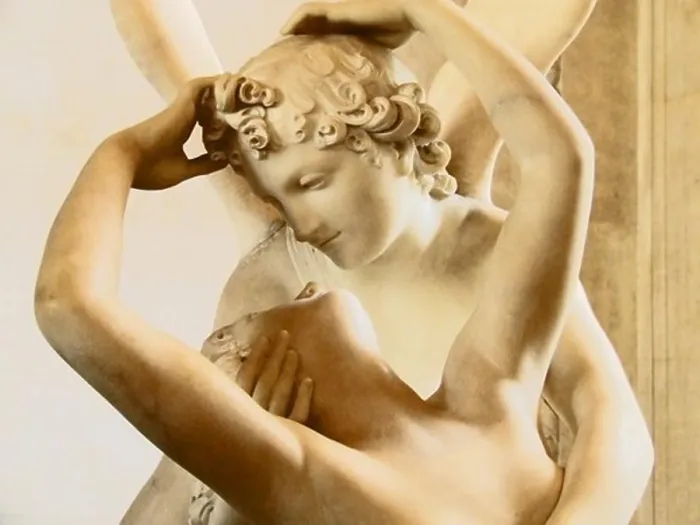 Framed Print : Psyche Revived by Cupid's Kiss, by Antonia Canova, sculpture, Musee du Louvre, Paris, France Framed Print : Psyche Revived by Cupid's Kiss, by Antonia Canova, sculpture, Musee du Louvre, Paris, France