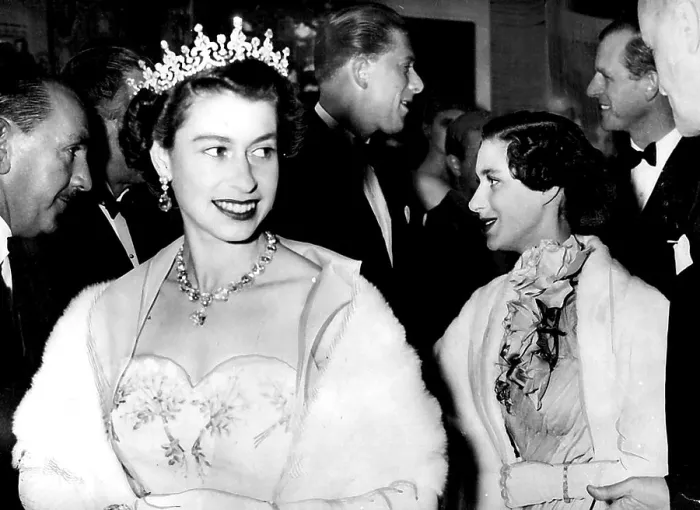 Framed Print : Queen and Elizabeth at film festival Framed Print : Queen and Elizabeth at film festival