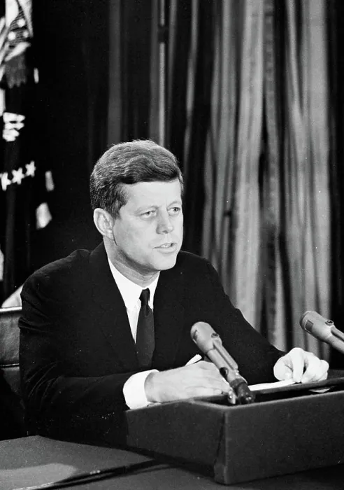Framed Print : Radio and Television Report to the American People on the Soviet Arms Buildup in Cuba (Cuban Missile Crisis)