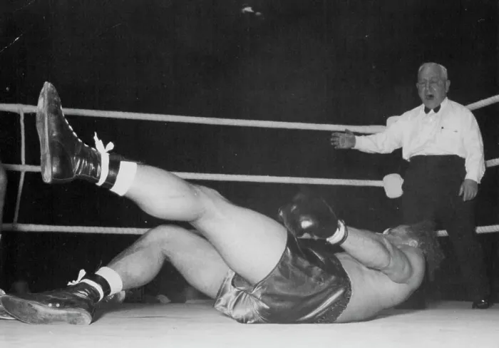 Framed Print : Randolph Turpin retained his British Empire light-heavyweight championship and won the British title Framed Print : Randolph Turpin retained his British Empire light-heavyweight championship and won the British title