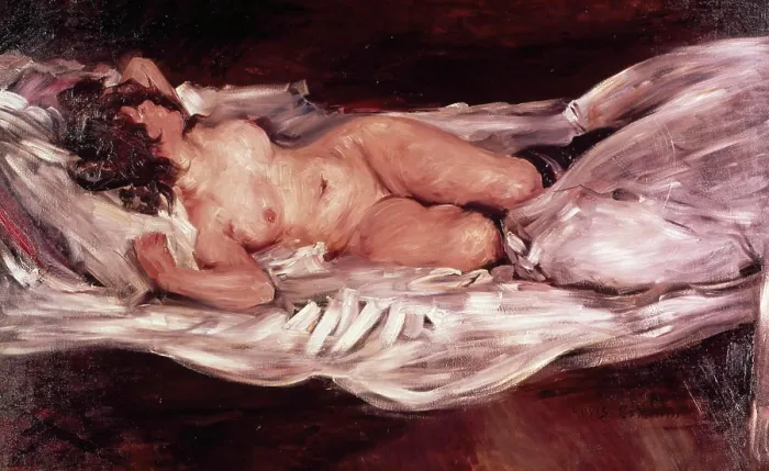 Framed Print : Recumbent Nude Lovis Corinth (1858-1925 German) Yale University, New Haven, CT, USA Framed Print : Recumbent Nude Lovis Corinth (1858-1925 German) Yale University, New Haven, CT, USA