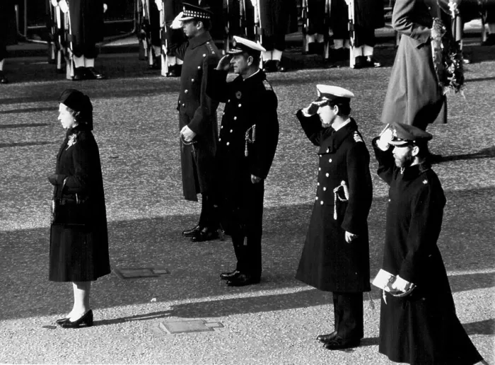Framed Print : Remembrance Sunday (1931) -- Salute Framed Print : Remembrance Sunday (1931) -- Salute