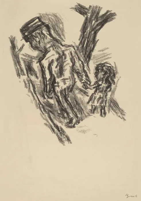 Framed Print : René Beeh, Man Leading a Little Girl, 1921 Man Leading a Little Girl Framed Print : René Beeh, Man Leading a Little Girl, 1921 Man Leading a Little Girl