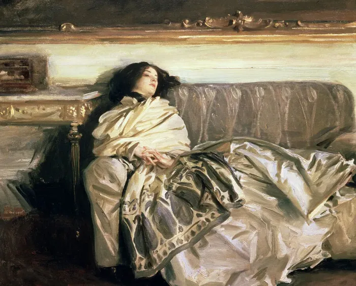 Framed Print : Repose by Sargent Framed Print : Repose by Sargent