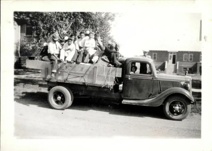 Framed Print : Returning from Club Camp. 1900 - 1960 Framed Print : Returning from Club Camp. 1900 - 1960